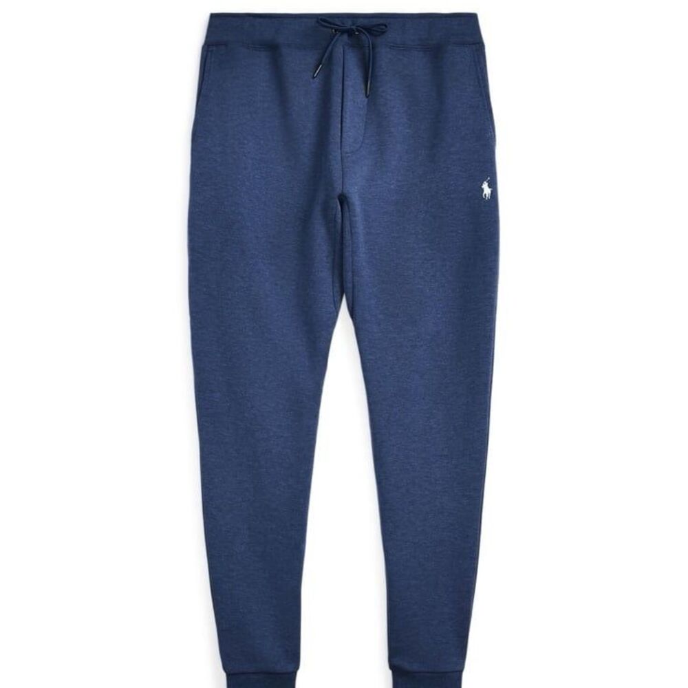 Polo Ralph Lauren Double-Knit Jogger Pants Navy Blue Heather Size Medium